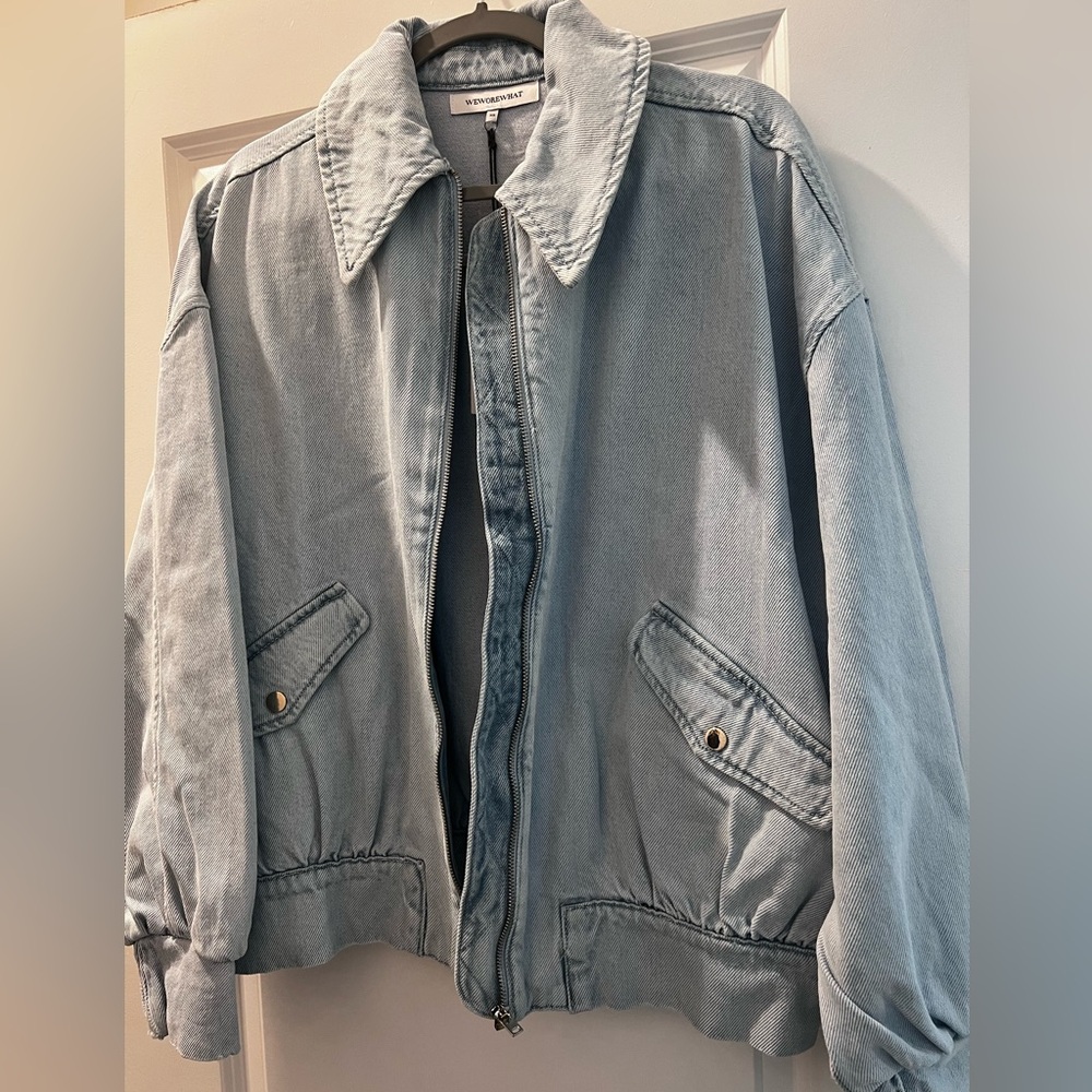 Denim oversized jacket